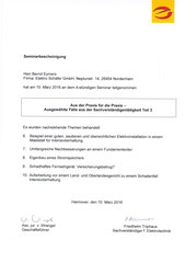 Bernd Eymers, Ausgewählte Fälle aus einem Jahr Sachverständigentätigkeit Teil 3