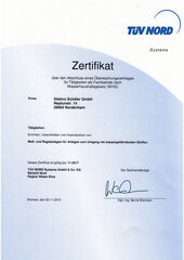 Meß- und Regelanlagen für Anlagen zum Umgang mit wassergefährdenden Stoffen